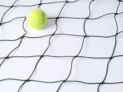 Black 100mm x 2.4mm Polyethylene Football netting
